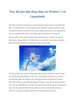 Thay đổi giao diện đăng nhập của Windows 7 với LogonStudio doc