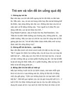 Trẻ em và vấn đề ăn uống quá độ ppt