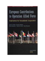 European Contributions to Operation Allied Force docx