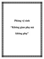 Phòng vệ sinh “Không gian phụ mà không phụ” pdf