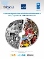 Accelerating Equitable Achievement of the MDGs Closing Gaps in Health and Nutrition Outcomes potx
