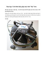 Dọn dẹp: Cách hữu hiệu giúp máy tính potx