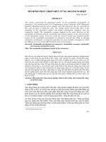 MÔ HÌNH PHÁT TRIỂN BỀN VỮNG DOANH NGHIỆP pot