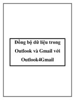 Đồng bộ dữ liệu trong Outlook và Gmail với Outlook4Gmail ppt