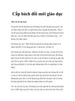 Cấp bách đổi mới giáo dục pdf
