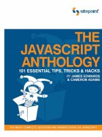 The JavaScript Anthology 101 Essential Tips, Tricks & Hacks docx