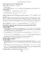 Đề Thi Thử Đại Học Khối A, A1, B, D Toán 2013 - Phần 36 - Đề 9 doc