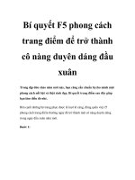 Bí quyết F5 phong cách trang điểm để trở thành cô nàng duyên dáng đầu xuân pot