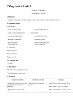 Tiếng Anh 6 Unit 3