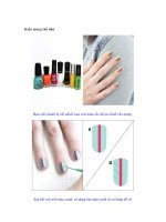 Kiểu móng thổ dân doc