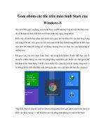 Gom nhóm các tile trên màn hình Start của Windows 8 pptx