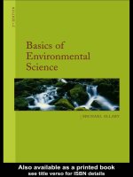 Basics of environmental science