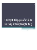 bài giảng tổng quan về cơ sở dữ liệu trong hệ thống thông tin địa lý