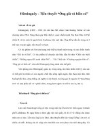 Hêminguây - Tiểu thuyết “Ông già và biển cả” potx