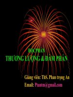 Học phần thương lượng và đàm phán
