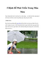 5 Bệnh Dễ Phát Triển Trong Mùa Mưa pdf