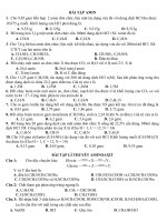 Bài tập hóa học- AMIN docx