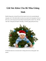 Giữ Sức Khỏe Cho Bé Mùa Giáng Sinh pdf
