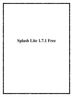 Splash Lite 1.7.1 Free potx