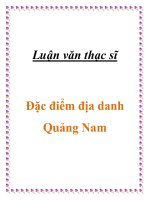 Luận văn thạc sĩ 