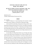 đề thi thực hành-quản trị doanh nghiêp vừa và nhỏ-mã đề thi qtdnvvn-th(11)