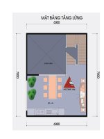 Xây nhà 7m x 6m có gác lửng pot