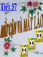 Tiết 57: Mắt cận và mắt lão