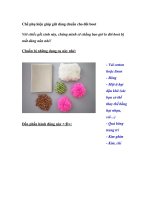 Chế phụ kiện giúp giữ dáng chuẩn cho đôi boot pot