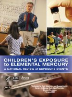 CHILDREN’S EXPOSURE TO ELEMENTAL MERCURY ppt