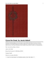 Cyrus the Great Makers of History ppt