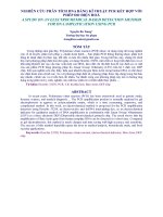 NGHIÊN CỨU PHÂN TÍCH DNA BẰNG KĨ THUẬT PCR KẾT HỢP VỚI PHÉP ĐO ĐIỆN HOÁ pptx