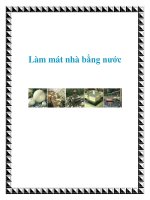 Làm mát nhà bằng nước pptx