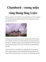 Chambord - vương miện vàng thung lũng Loire potx