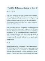 Thiết kế đồ họa: Ảo tưởng và thực tế ppt