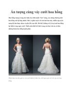 Ấn tượng cùng váy cưới hoa hồng pptx