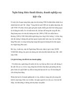 Ngân hàng thừa thanh khoản, doanh nghiệp suy kiệt vốn pot