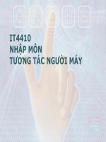 NHẬP MÔN TƯƠNG TÁC NGƯỜI MÁY docx