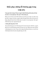 Khắc phục những lỗi thường gặp trong USB (P2) potx