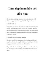 Làm đẹp hoàn hảo với dầu dừa pot