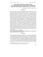 PHÁT HIỆN PROTEIN P74 TRÊN VI-RÚT GÂY BỆNH ĐỐM TRẮNG (WHITE SPOT SYNDROME VIRUS) Ở TÔM: PROTEIN TIỀM NĂNG TẠO VẮC-XIN pptx