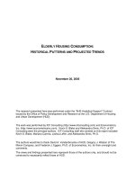 ELDERLY HOUSING CONSUMPTION: HISTORICAL PATTERNS AND PROJECTED TRENDS doc