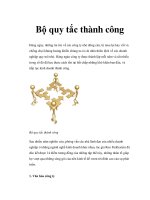 Bộ quy tắc thành công doc