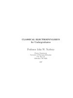 Classical electrodynamics for undergraduates -   h  norbury