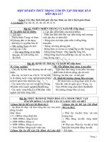 MỘT SỐ KIẾN THỨC TRỌNG TÂM ÔN TẬP THI HỌC KÌ II MÔN ĐỊA LÍ 7 docx