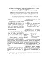 PREVALENCE OF INITIAL DRUG RESISTANCE AMONG PATIENTS ATTENDING THE CLINICS IN MADRAS CITY potx