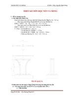 Thiết kế môn học nền và móng pptx