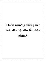Chiêm ngưỡng những kiến trúc siêu độc đáo đền chùa châu Á doc