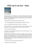 Chiếc nón lá của Jizo – Sama pptx