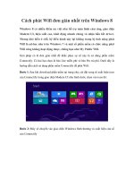 Cách phát Wifi đơn giản nhất trên Windows 8 docx