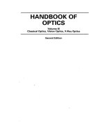 handbook of optics second edition vol.3  - bass m